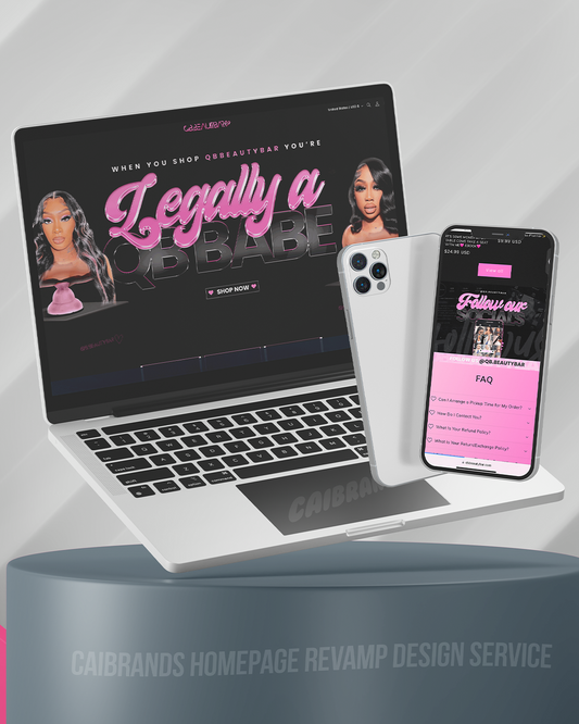 Shopify Website Homepage Revamp