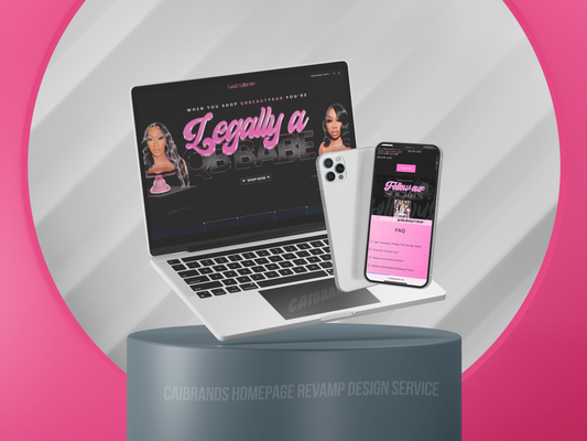 Shopify Website Homepage Revamp